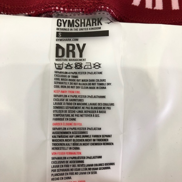 Gym Shark Flex Leggings Workout Pink Beet  487 - Picture 8 of 8